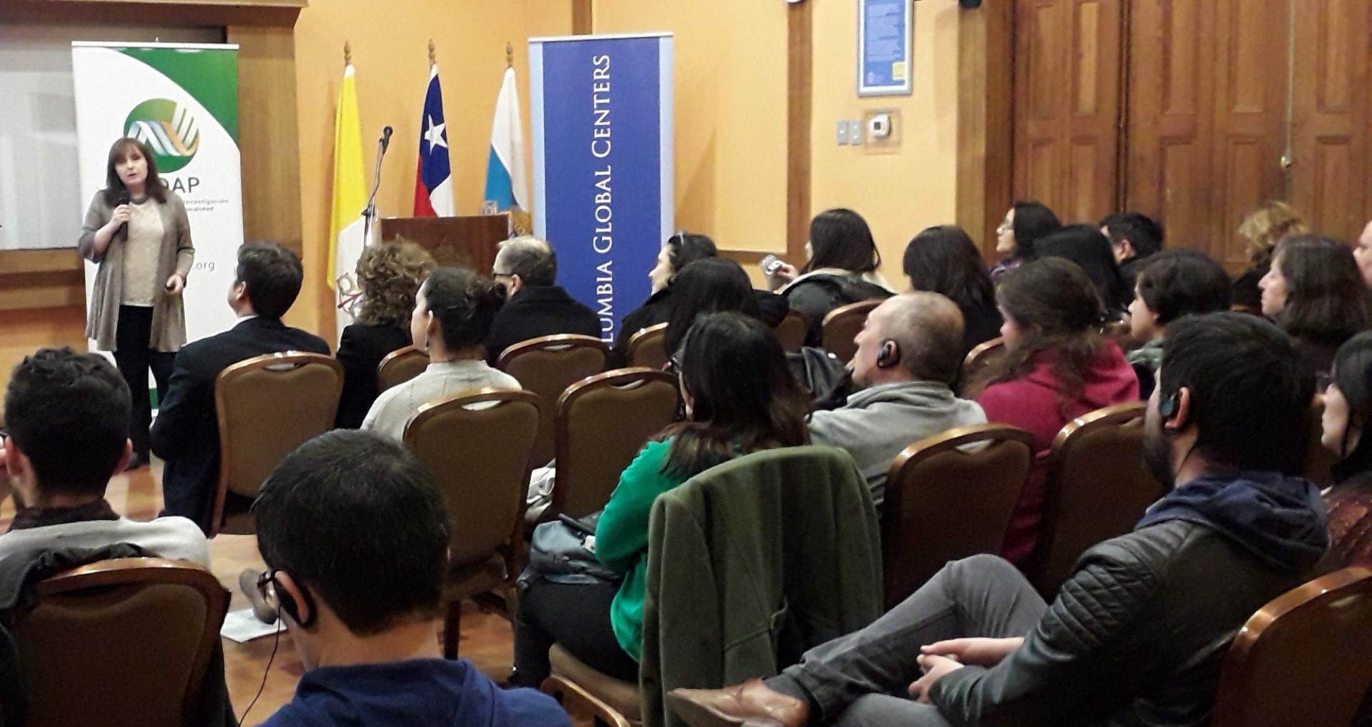 Lena Verdeli's lecture at Universidad Católica
