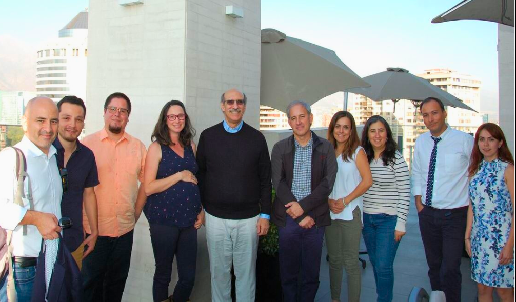 Dr. Chalfie and the group of Chilean scientists