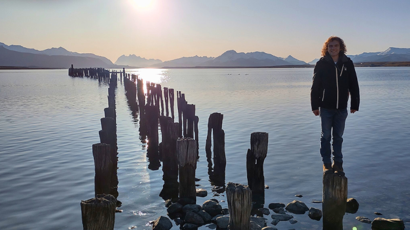 In Puerto Natales.