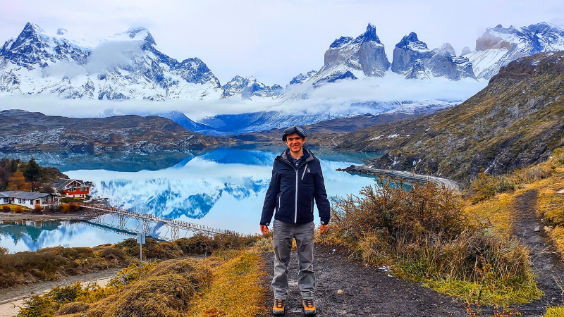 Harrison in Torres del Paine National Park