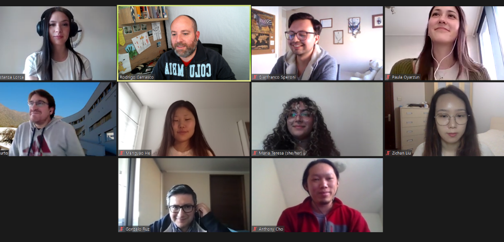 Columbia University Interns with Faculty and Students from UAI
