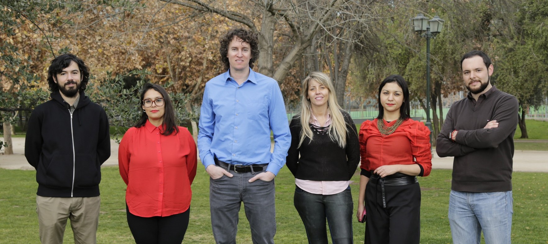 Esteban Calvo (center), Society and Health Research Partnership