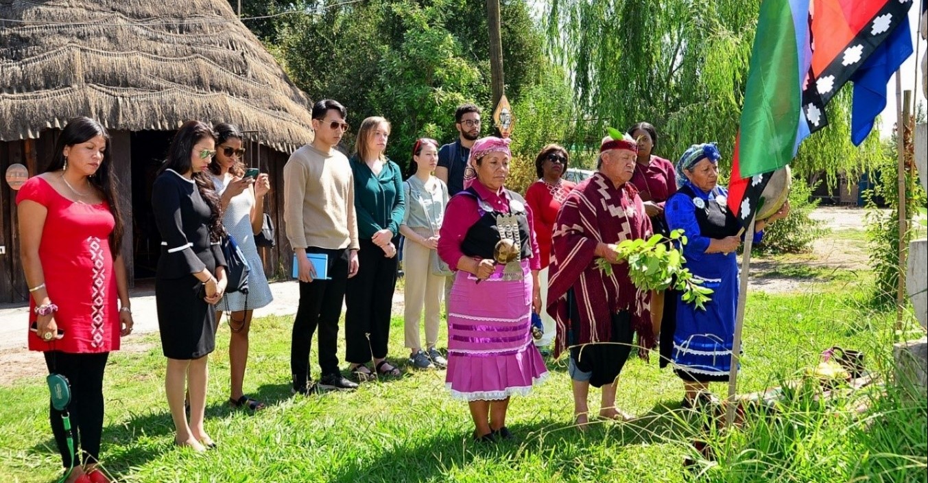 Kraft fellows at the Mapuche community Lawen Inchiñ Mapu