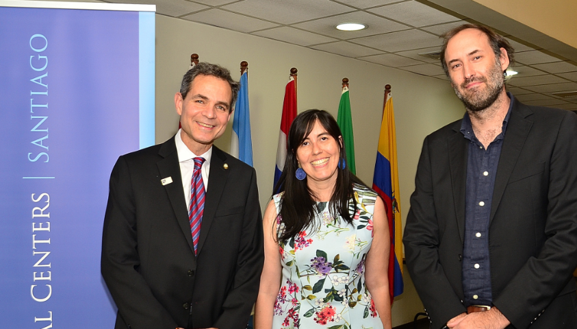 Photo Pablo Goldberg (Columbia), with Vania Martinez and Alex Behn (MIDAP)