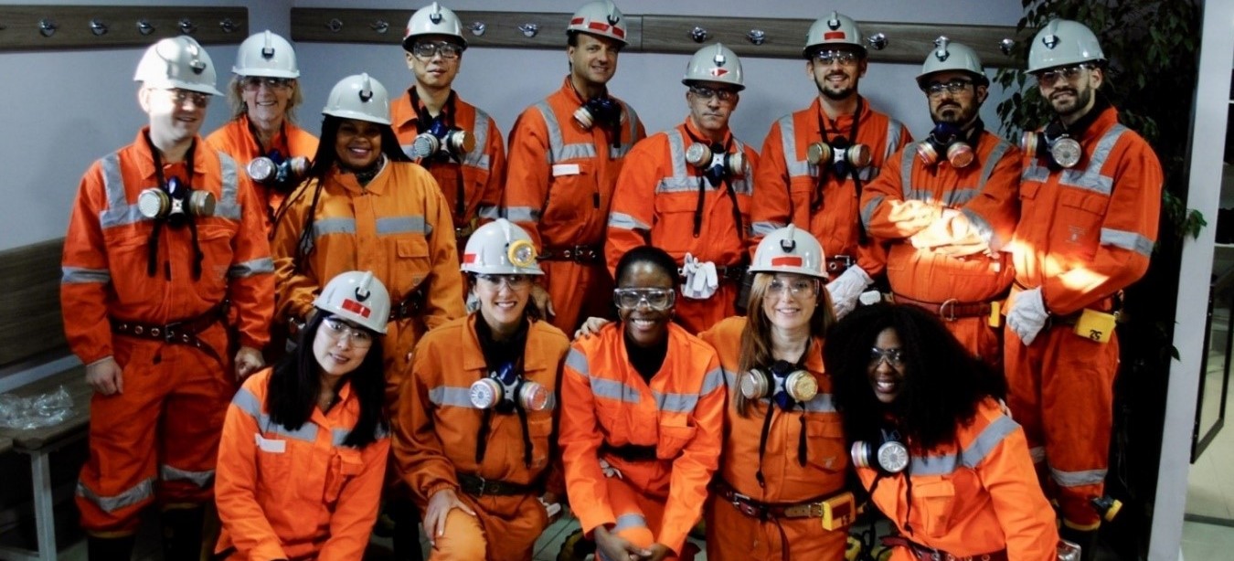 SPS students at the El Teniente copper mine