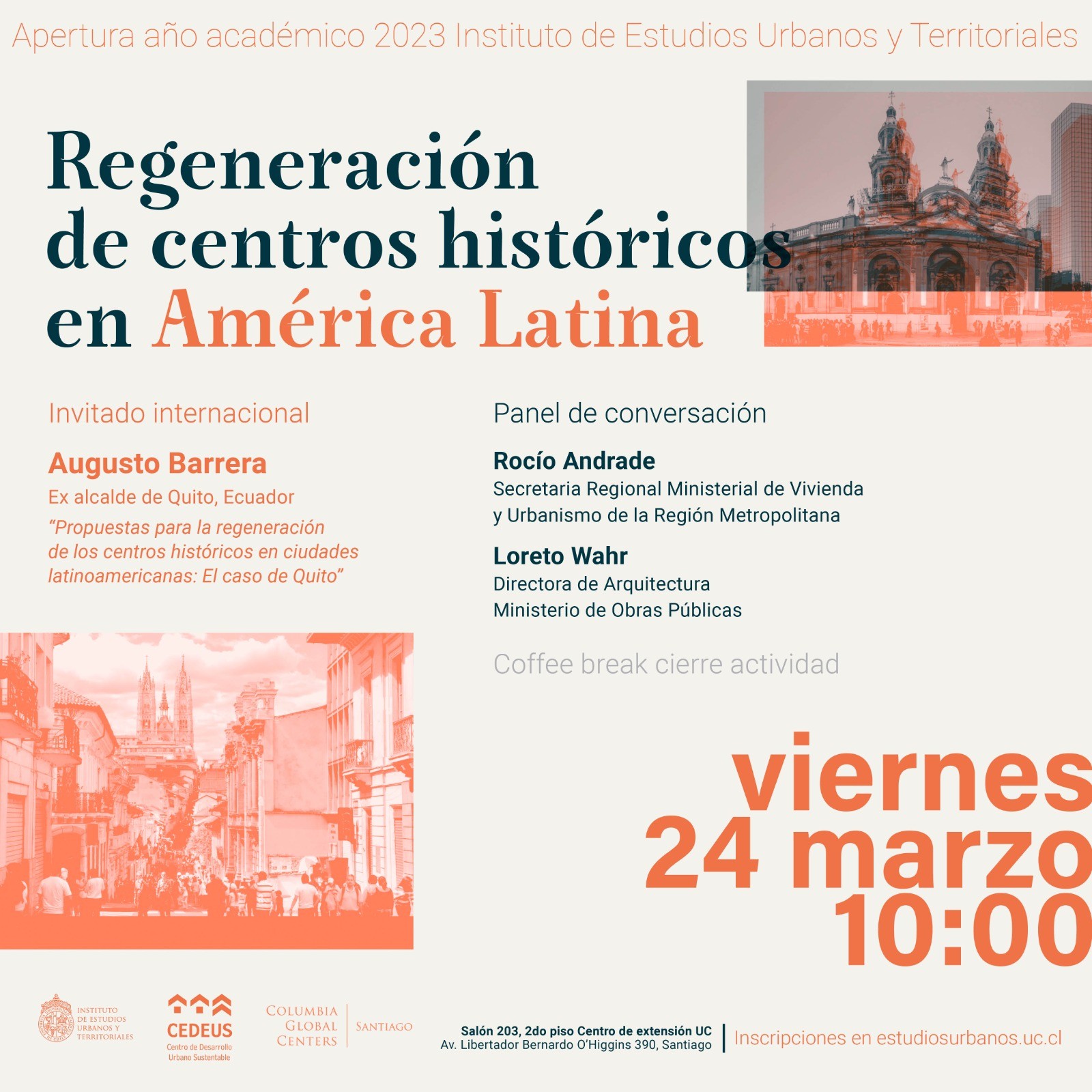 Seminario Internacional | Regeneración de centros históricos en América Latina. El caso de Quito