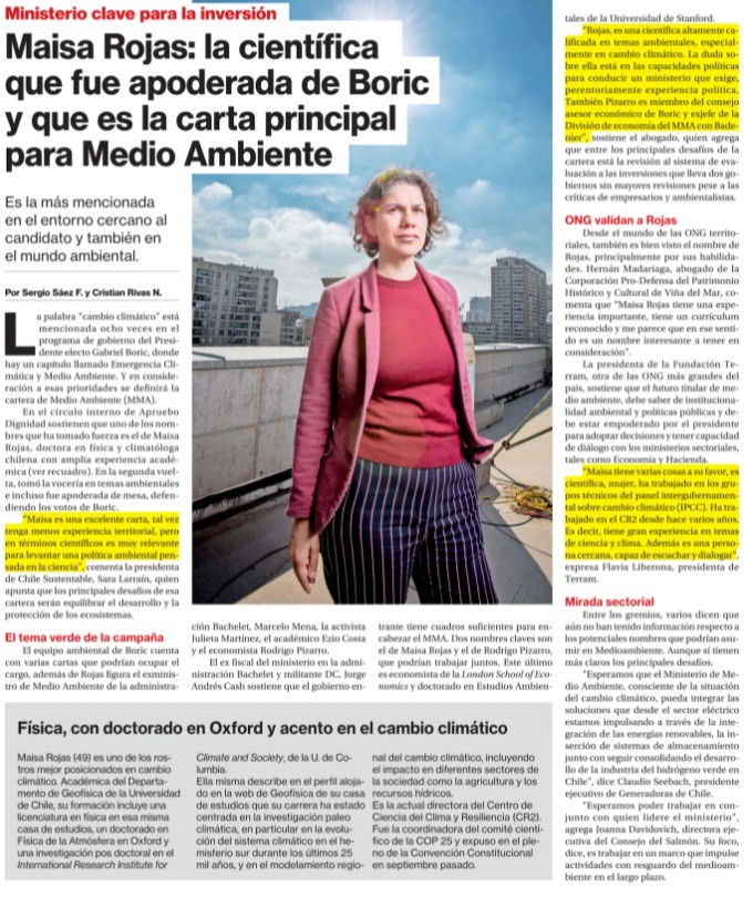 Maisa Rojas La Segunda