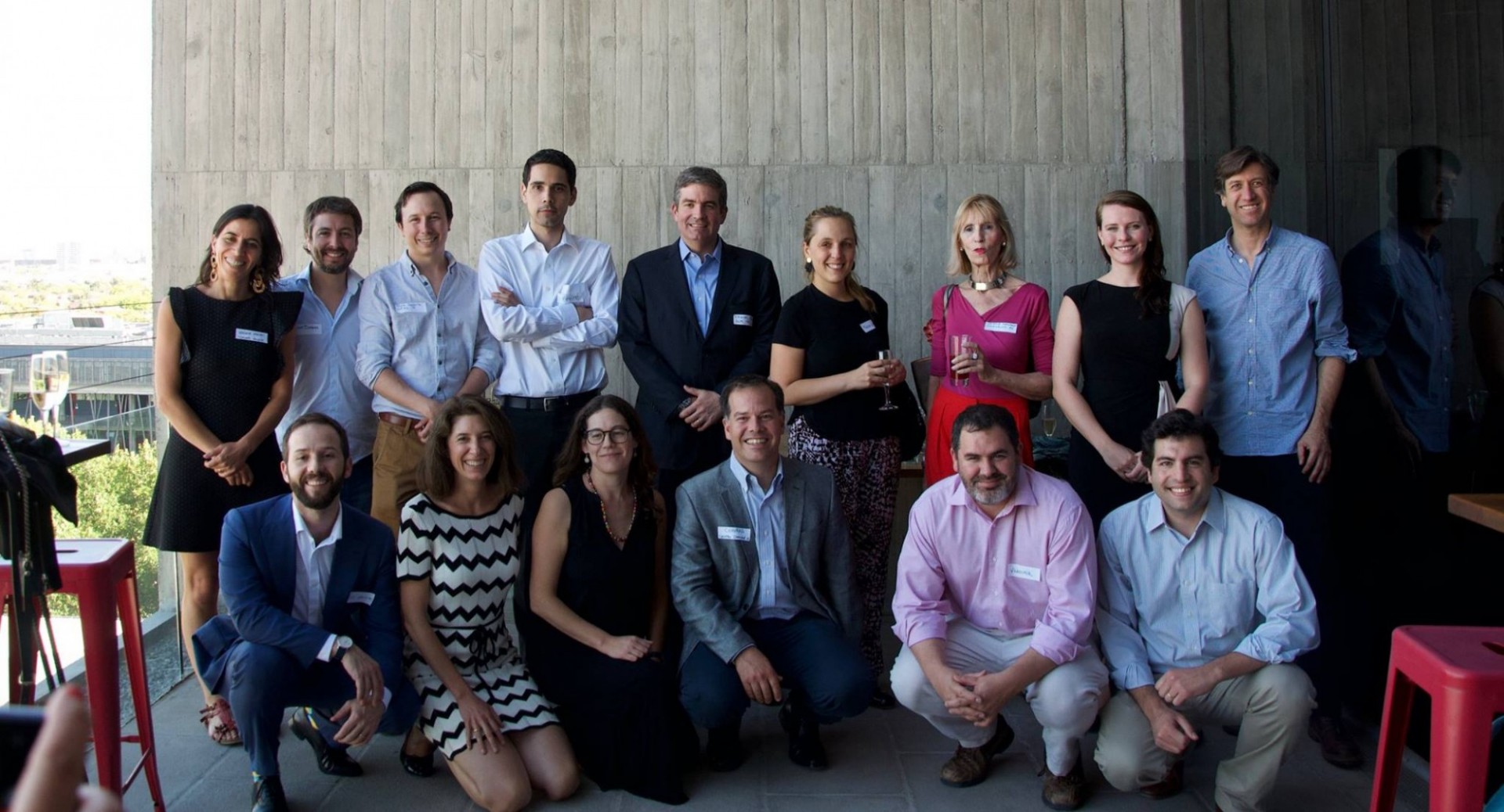 Members of Chile’s local Columbia Alumni Club visited the Centro de Innovación UC-Anacleto Angelini