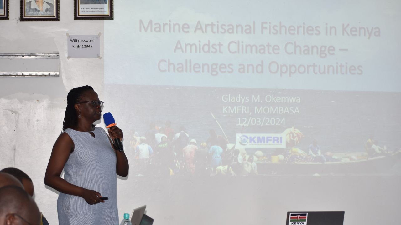 Gladys Okemwa - Scoping Workshop to Develop a Prototype Kenya Ocean Monitoring and Decision Support System for Sustainable Coastal Resource Management under Climate Change