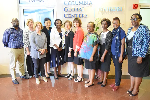 Prof.Fried with the CGC Nairobi Team