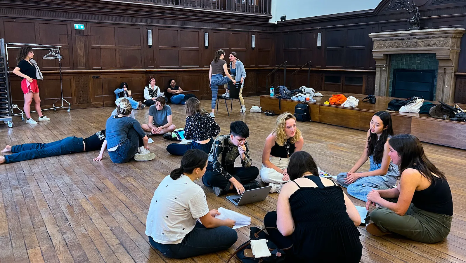 Student actors and translators