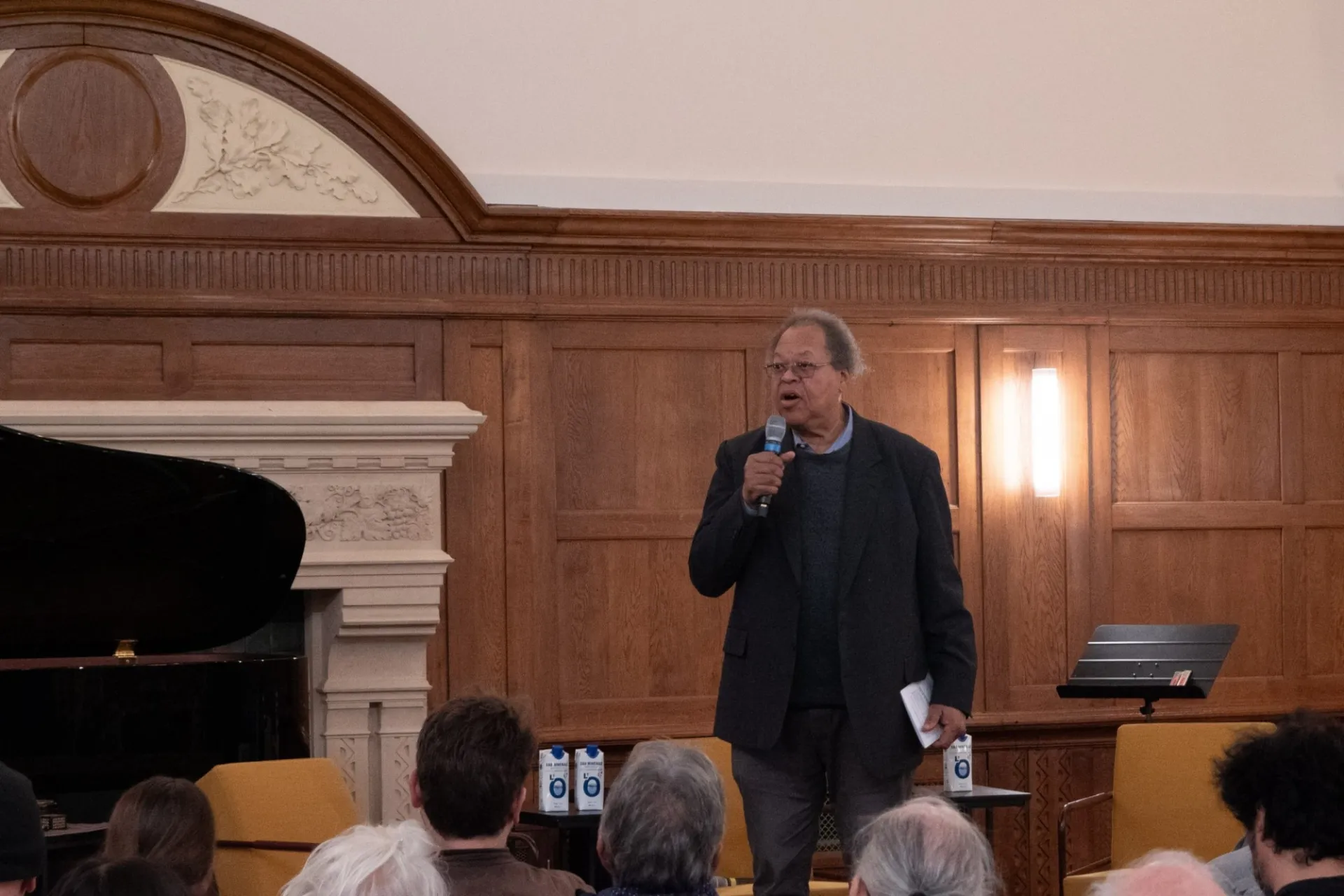 George Lewis introducing the event.