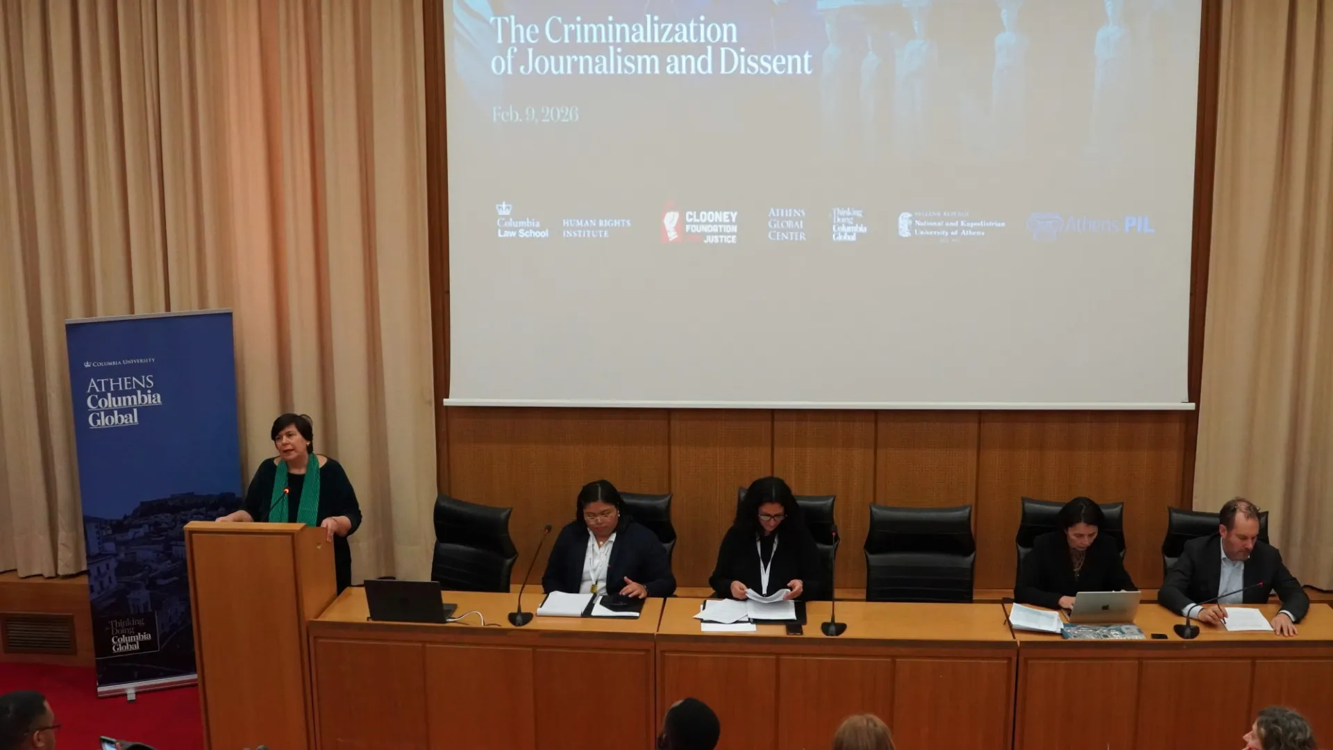 Panel at the event.