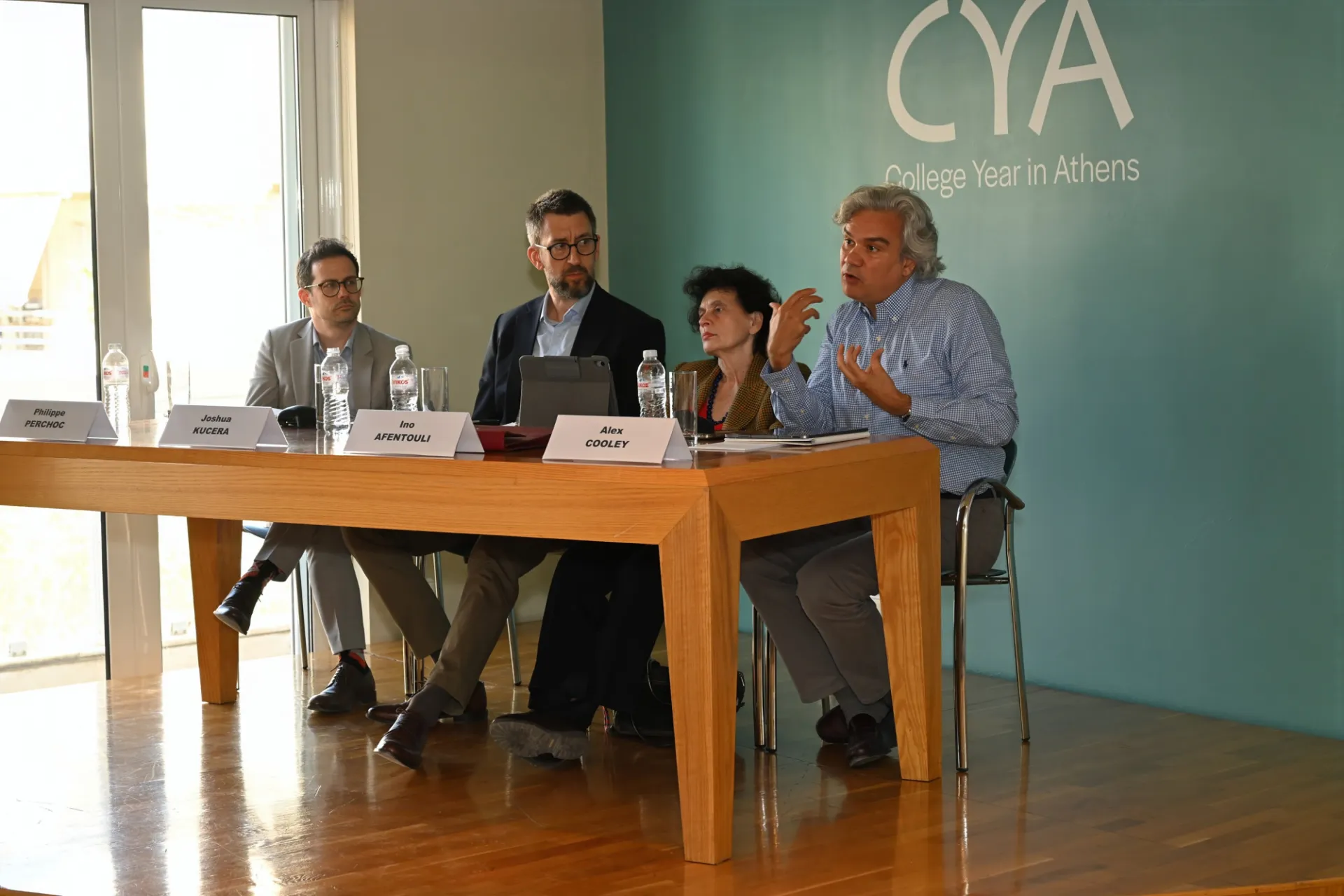 Panelists speaking