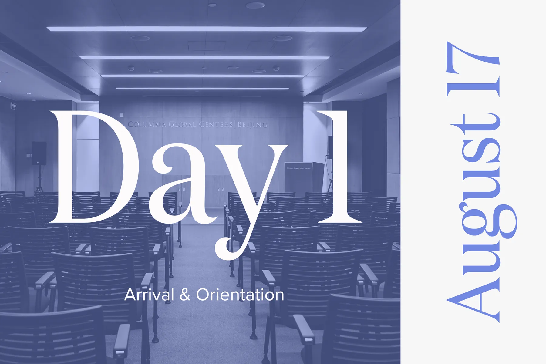 Arrival & Orientation