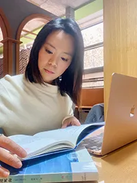 Joanna at Tsinghua University
