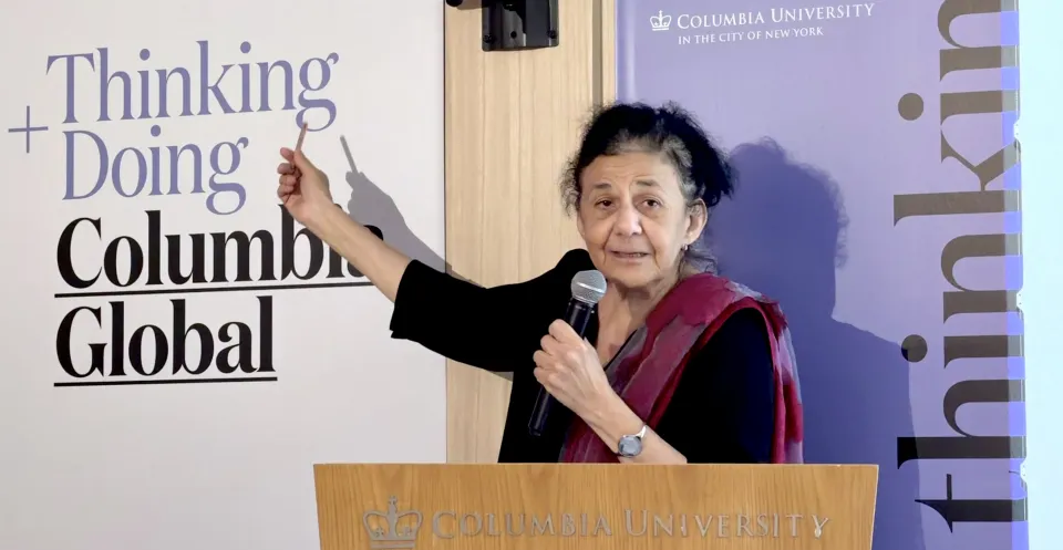  Wafaa El-Sadr at the June 27 event