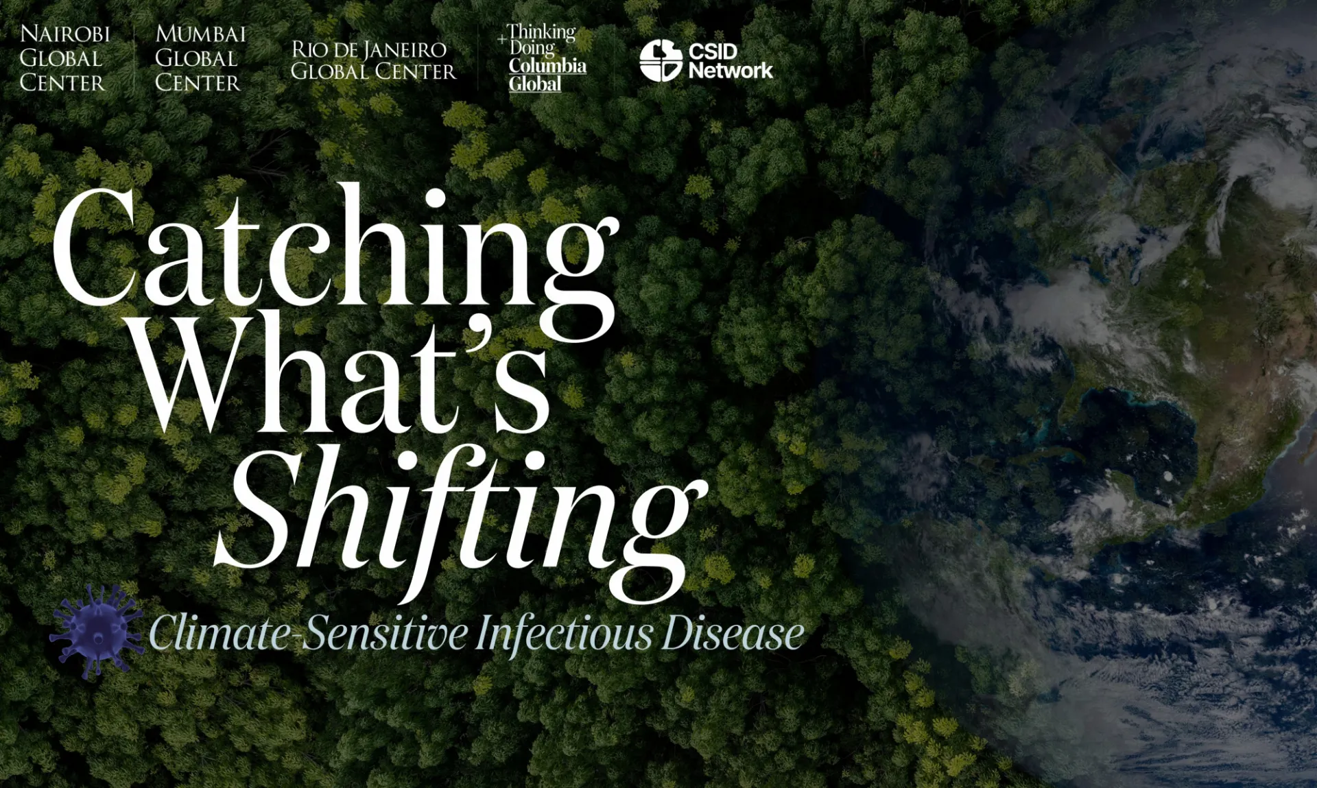 Columbia Global Centers Catching What's Shifting event flyer