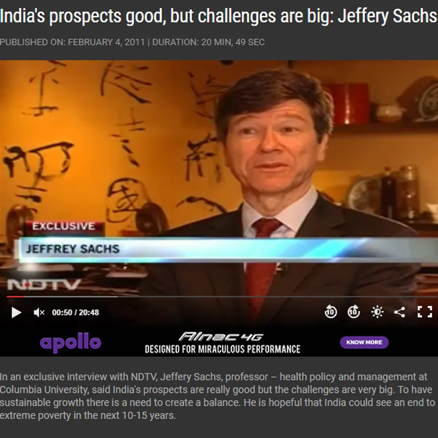 Jeffrey Sachs