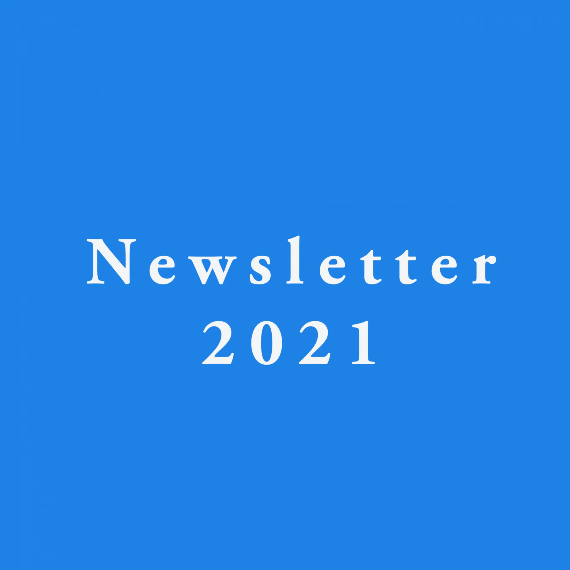 July 2021 Newsletter