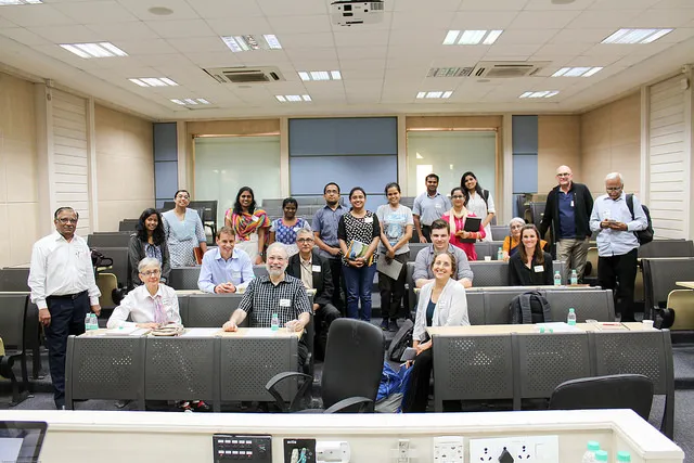 Ruth Defries and workshop participants