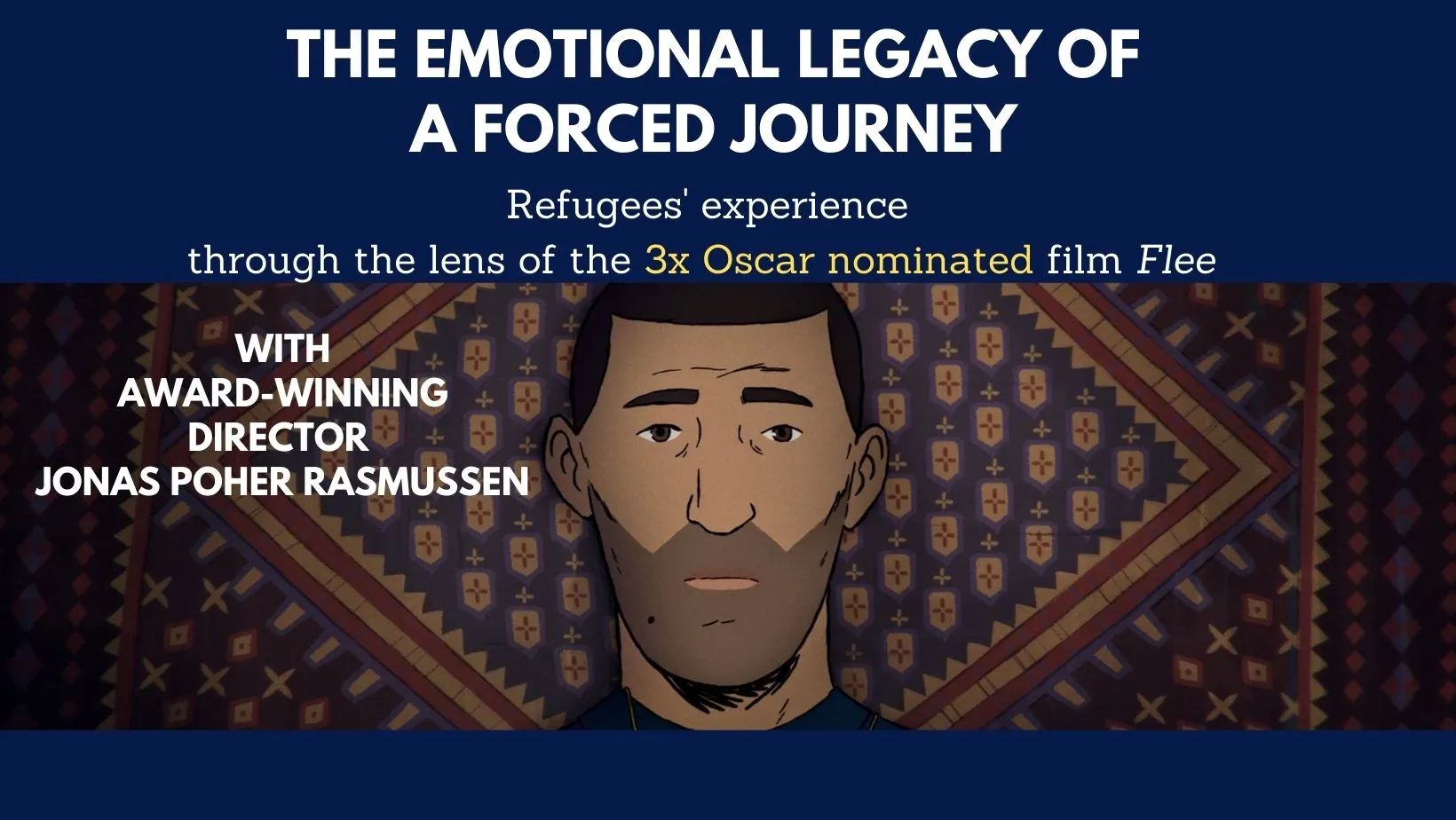 Discussion with Jonas Poher Rasmussen, about Flee, 3x Oscar nominated film