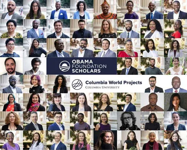 collage of Obama Foundation Scholars