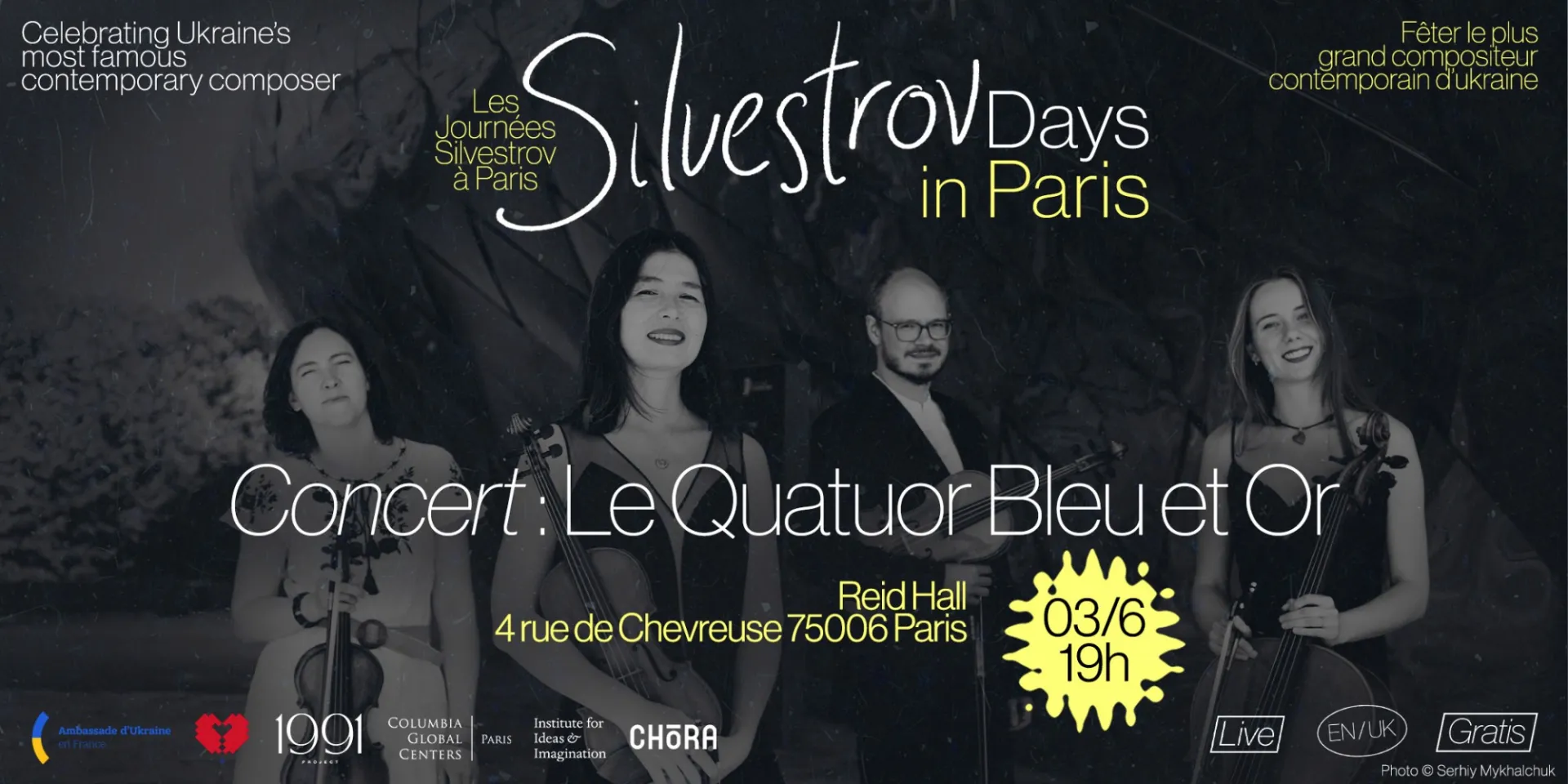 Quatuor Bleu et Or performs Silvestrov