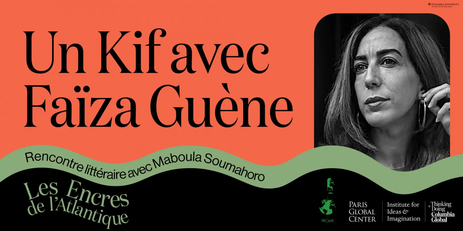 Faïza Guène, auteure de Kiffe kiffe demain, présentera son nouveau roman Kiffe kiffe hier ?, revisitant avec humour et nostalgie les défis familiaux et sociaux de Doria, en conversation avec Maboula Soumahoro, ancienne fellow de l'Institute.