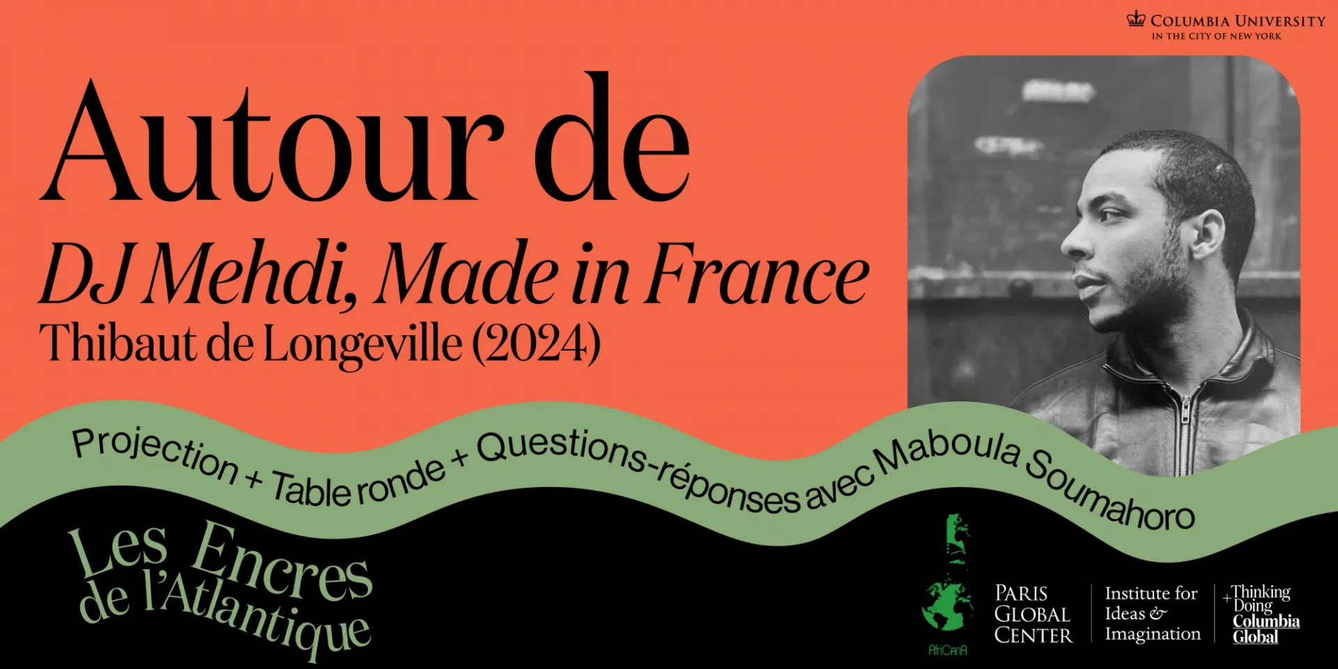Maboula Soumahoro (association Black History Month) réunit des figures de la scène hip-hop des années 1990 et 2000 autour du documentaire DJ Mehdi, Made in France. Une immersion dans l’univers de cet artiste pour mieux plonger dans la bouillonnante scène hip-hop de la période.