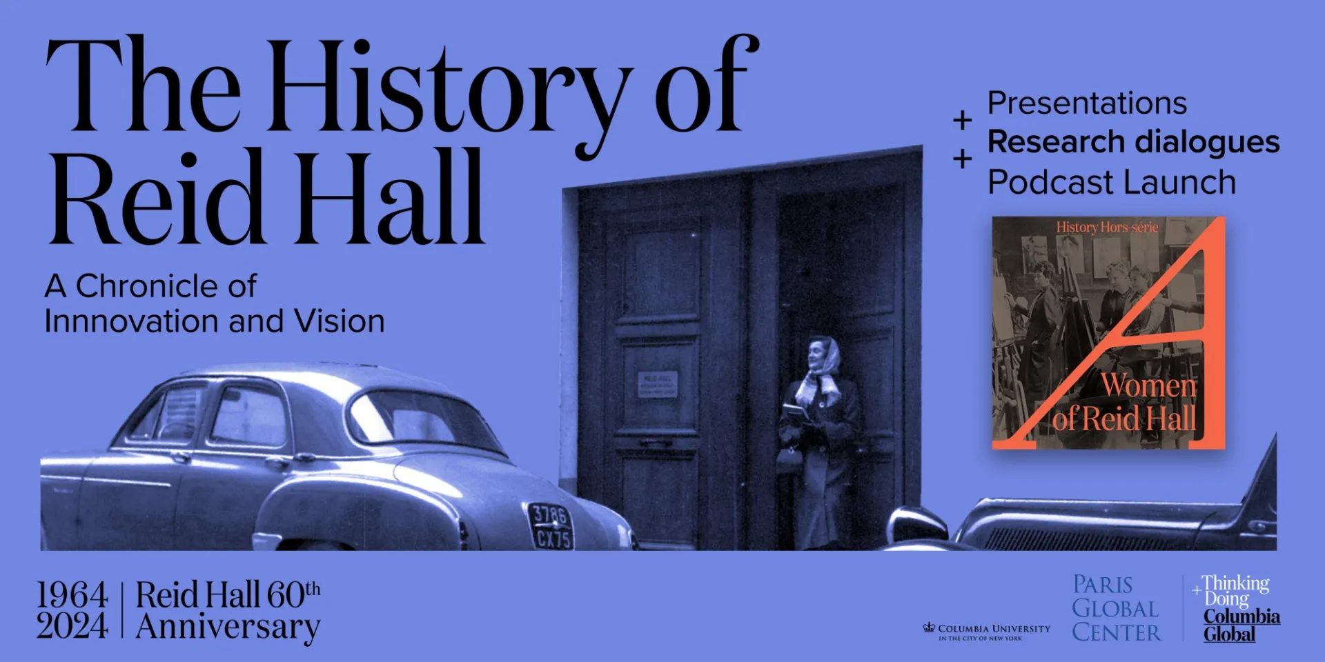 Discover the rich and often surprising history of Reid Hall by exploring the overlooked contributions of the female artists, radicals, and visionaries who forged parallel power structures and helped define and direct its future.