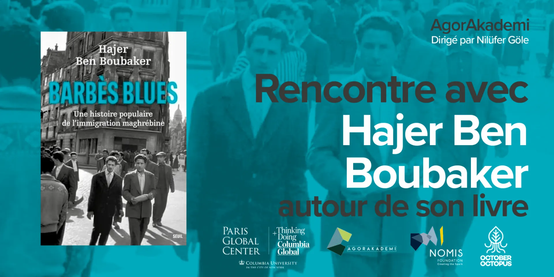 Rencontre avec Hajer Ben Boubaker autour de son livre Barbès Blues