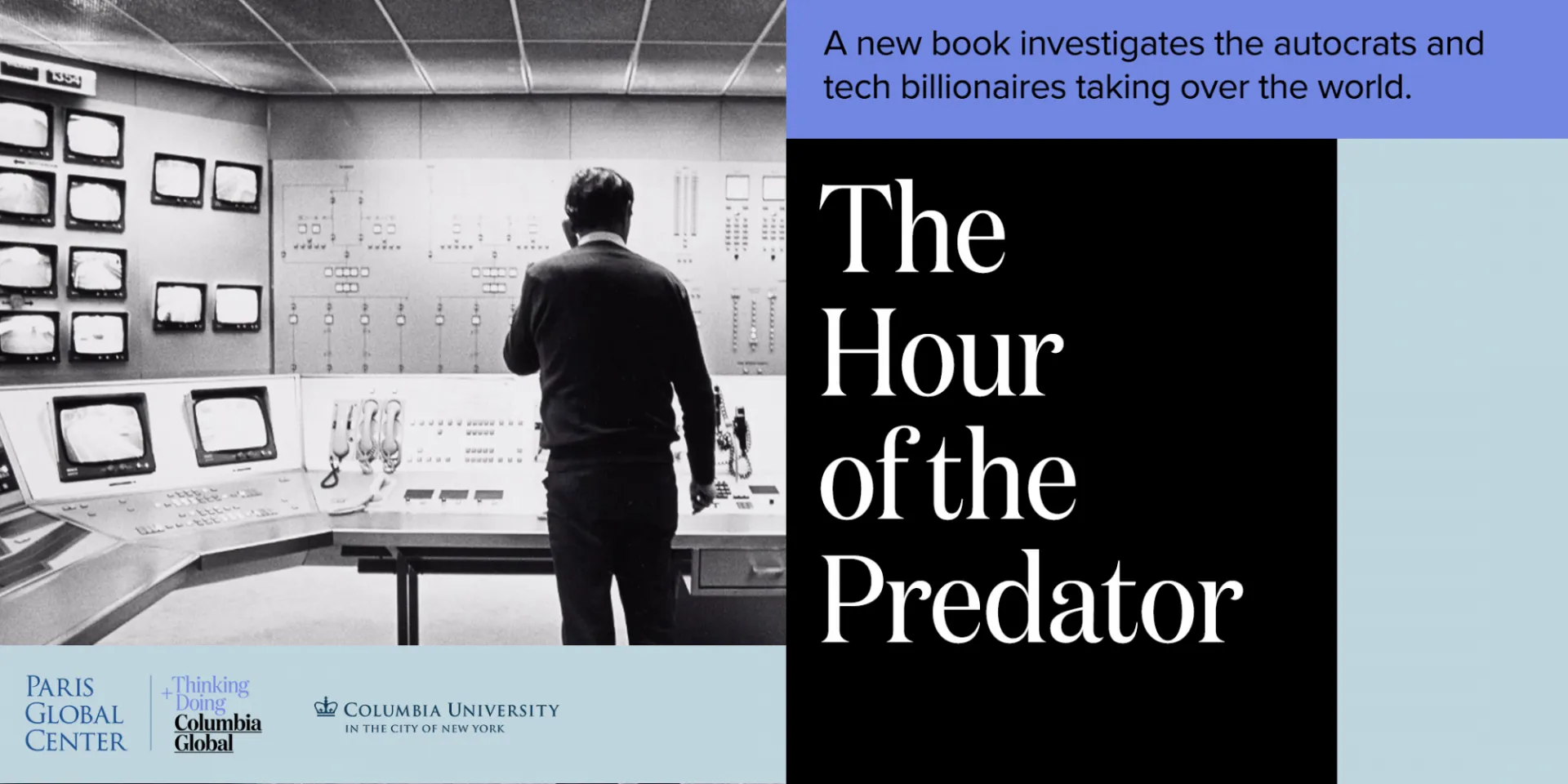 IN-PERSON | Giuliano da Empoli’s new book offers an insider’s view of the autocrats and tech billionaires taking over the world.