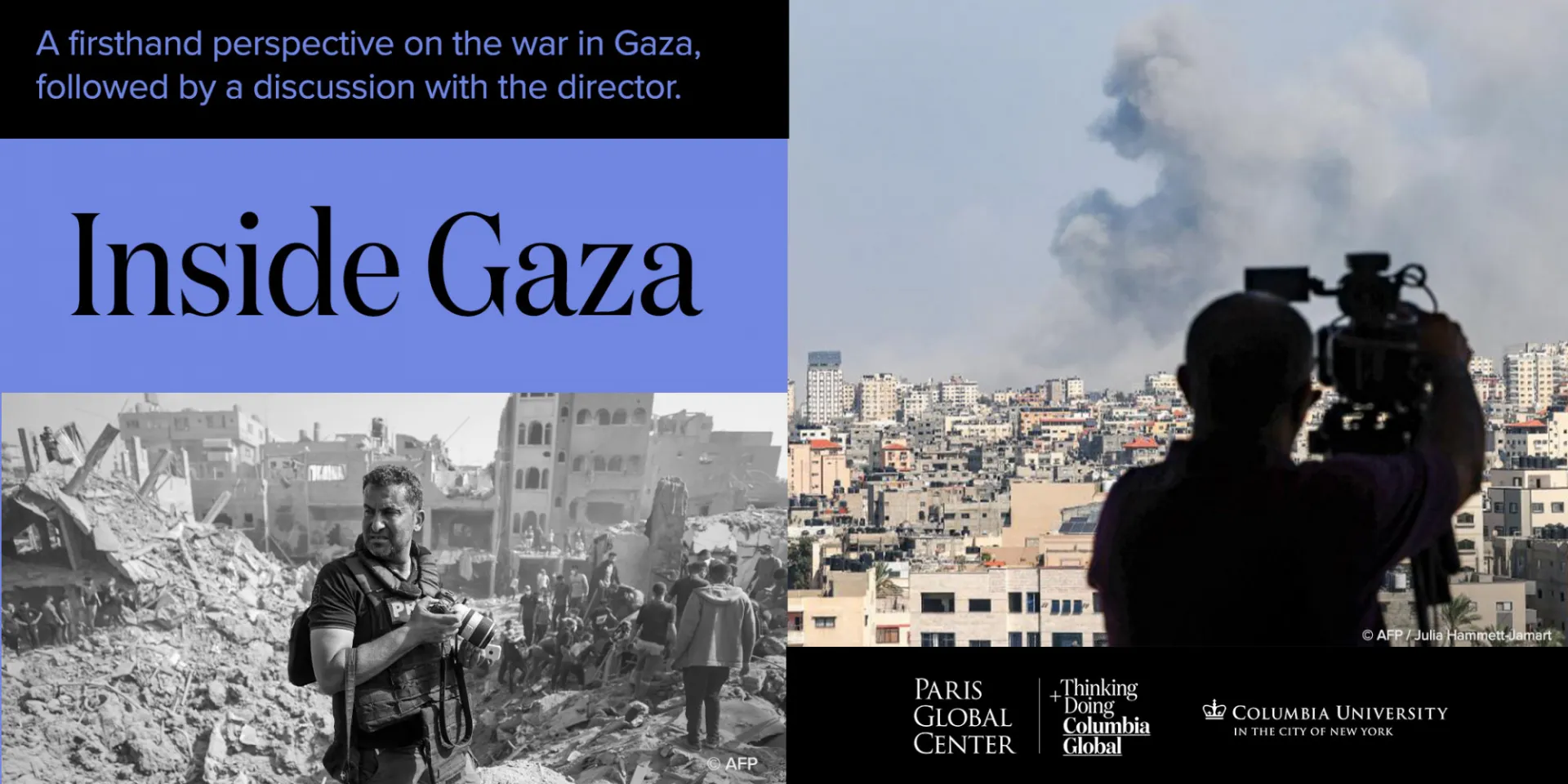 “Inside Gaza” Documentary Screening and Journalist Panel