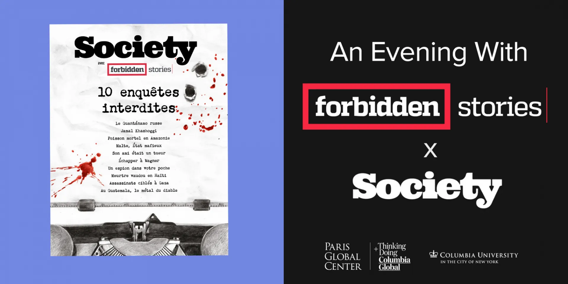An Evening with Forbidden Stories