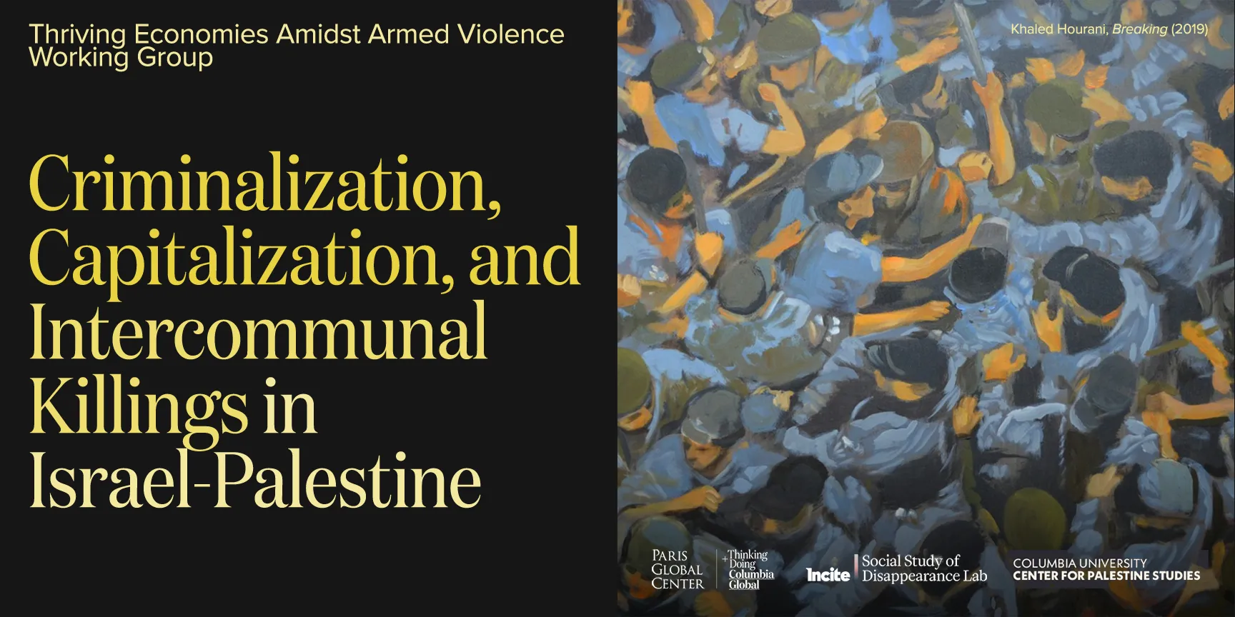 HYBRID | Part of the Thriving Economies Amidst Armed Violence conference (May 11) and its associated working group.