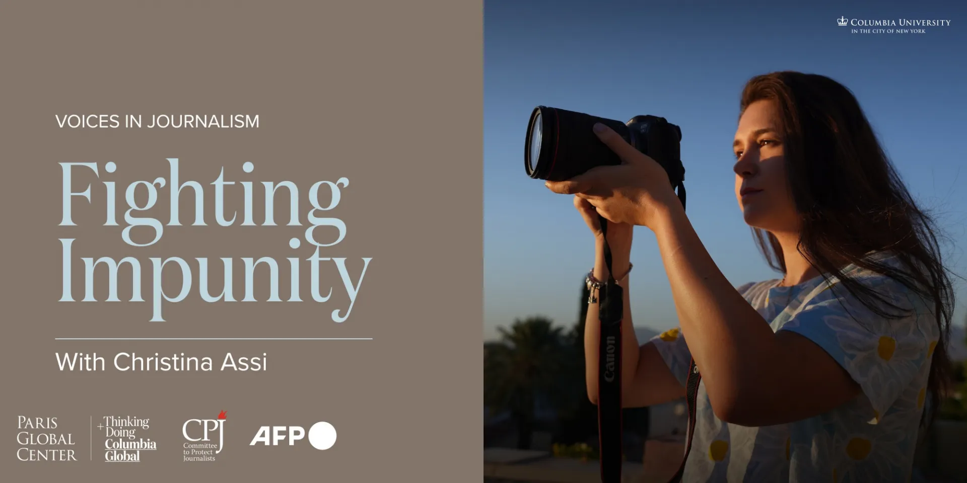 Voices in Journalism: Fighting Impunity with Christina Assi