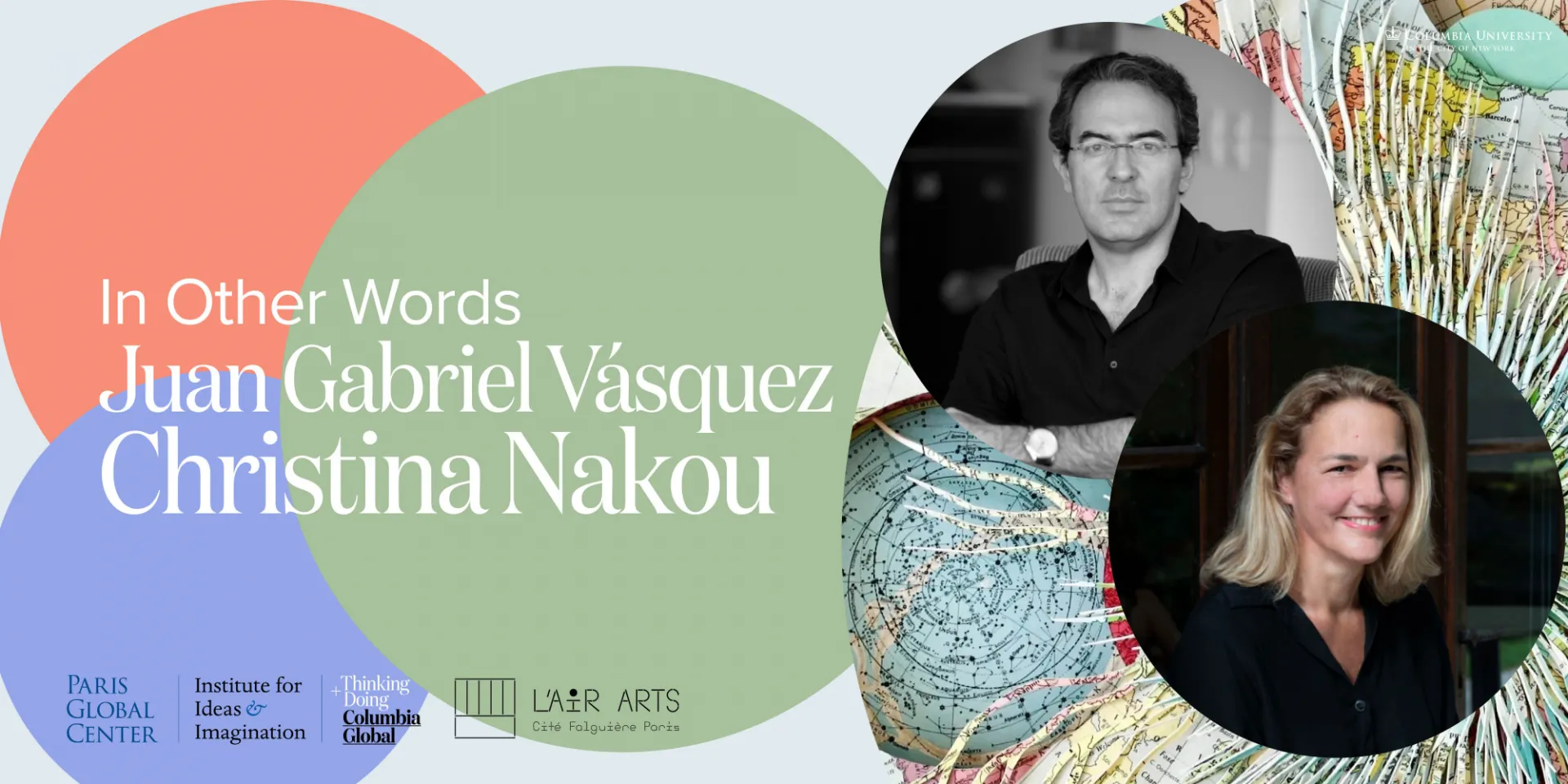 In Other Words: Juan Gabriel Vásquez and Christina Nakou
