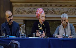 Brent Edwards, ???, Gayatri Spivak, Colloquium