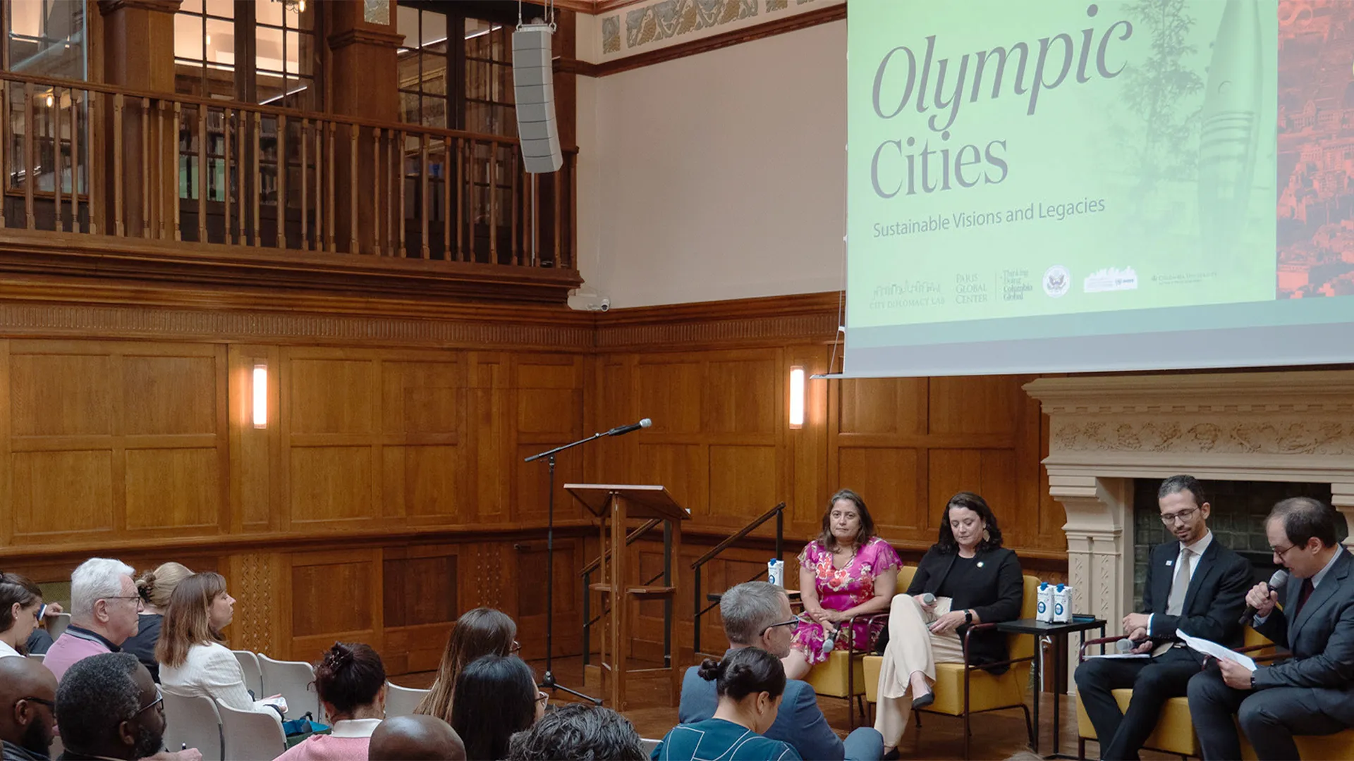 Experts and representatives from Paris, Los Angeles, and Brisbane discussed how sustainability is shaping future Olympic Games.