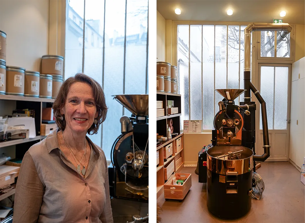Celeste Shirvani at the Reid Hall Caféothèque