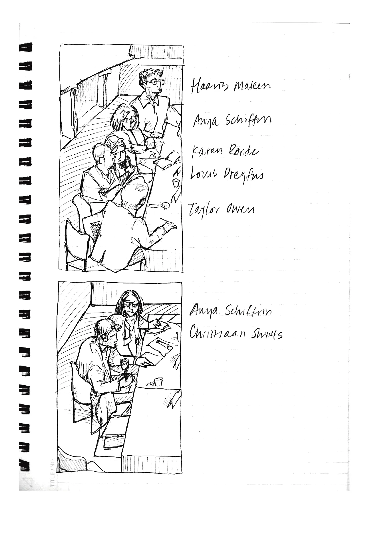 Saving Journalism, Sophie Holin Sketch 4