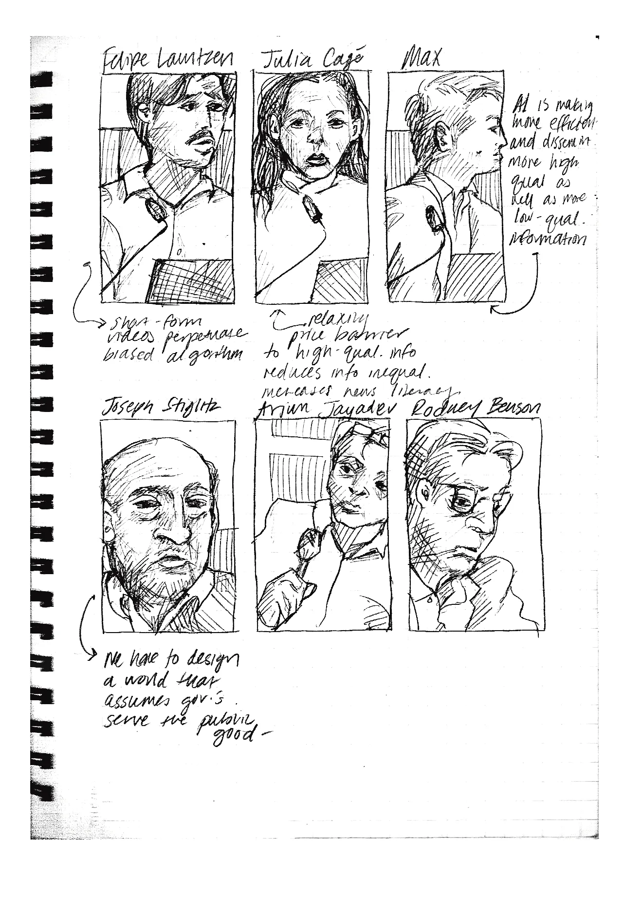 Saving Journalism, Sophie Holin Sketch 5