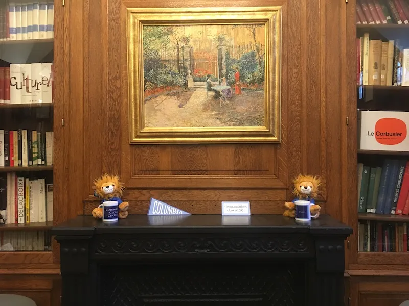Lions in library