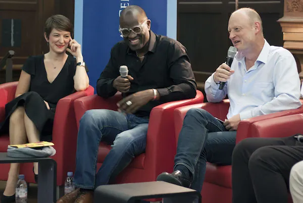 Writers on stage