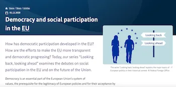 Democracy and social participation