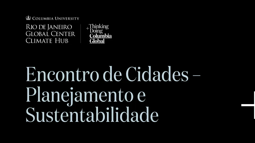 Encontro de Cidades – Planejamento e Sustentabilidade