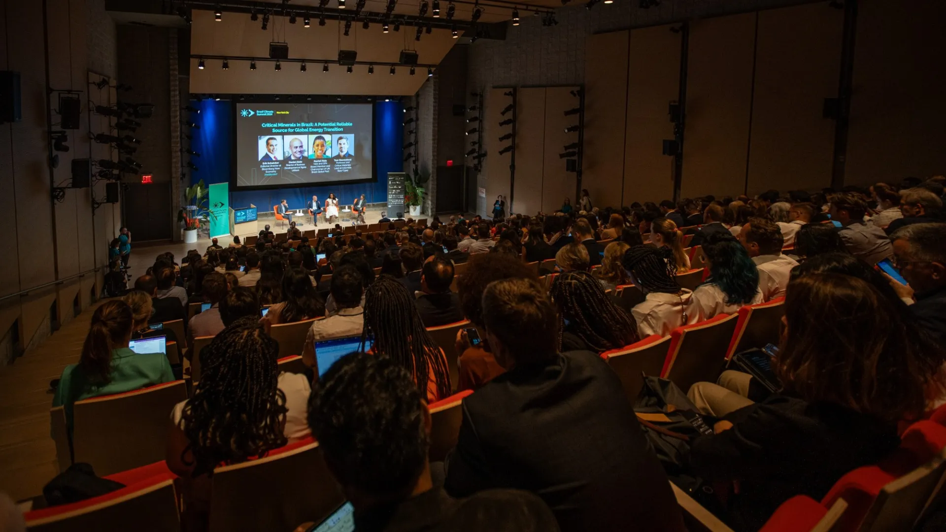 Over 400 people attended the event, which took place at The Forum, Columbia University. Photo: Livia/Brazil Climate Summit