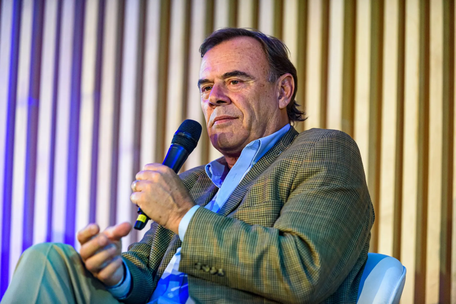  Water Baethgen, Senior Researcher at Columbia Climate School, during the Climate Hub Rio launch event. Photo: Fabio Cordeiro