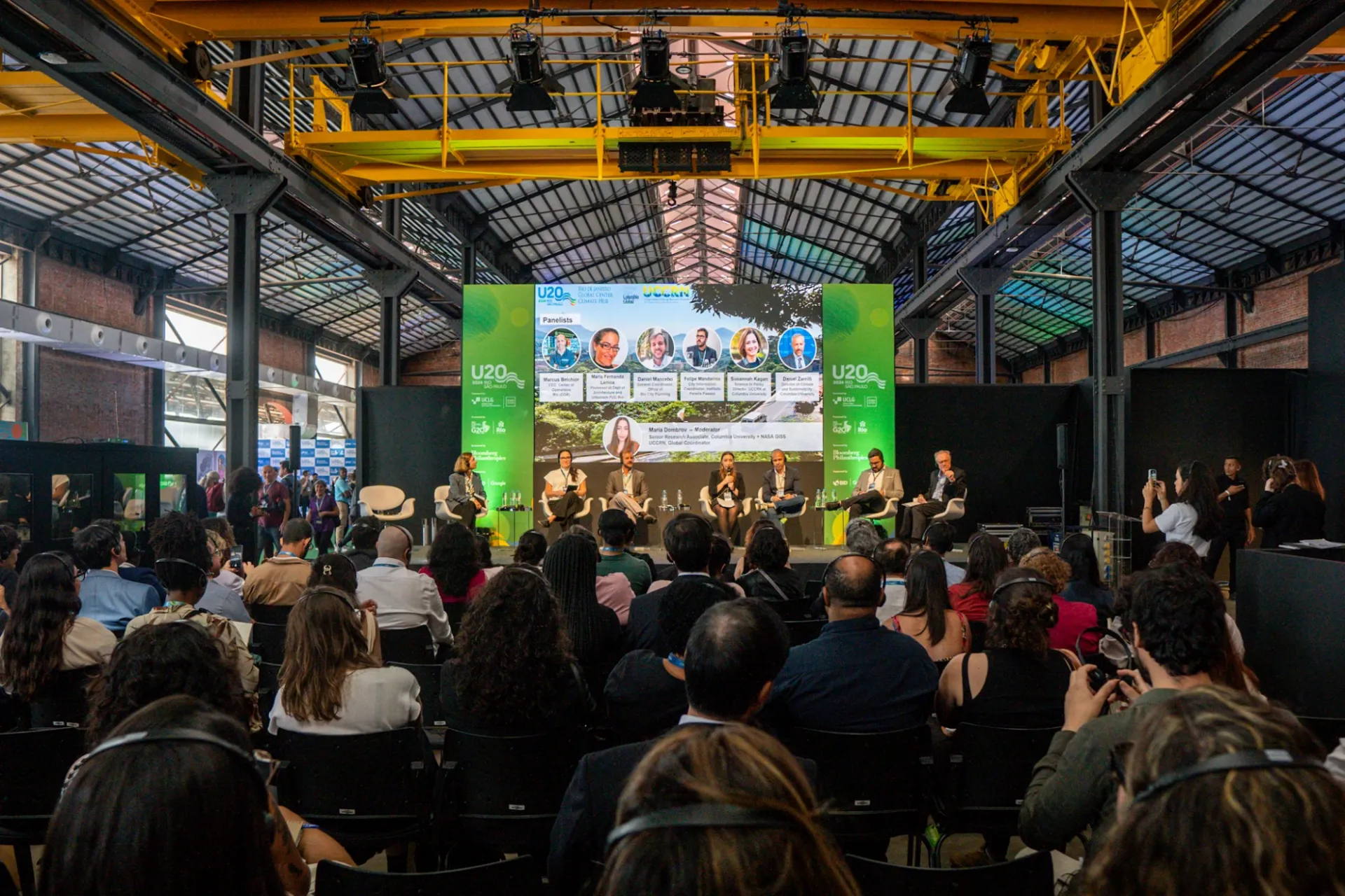 the panel “Enhancing Urban Climate Resilience Leadership in Rio de Janeiro” underscored the city’s pivotal role in tackling climate challenges.